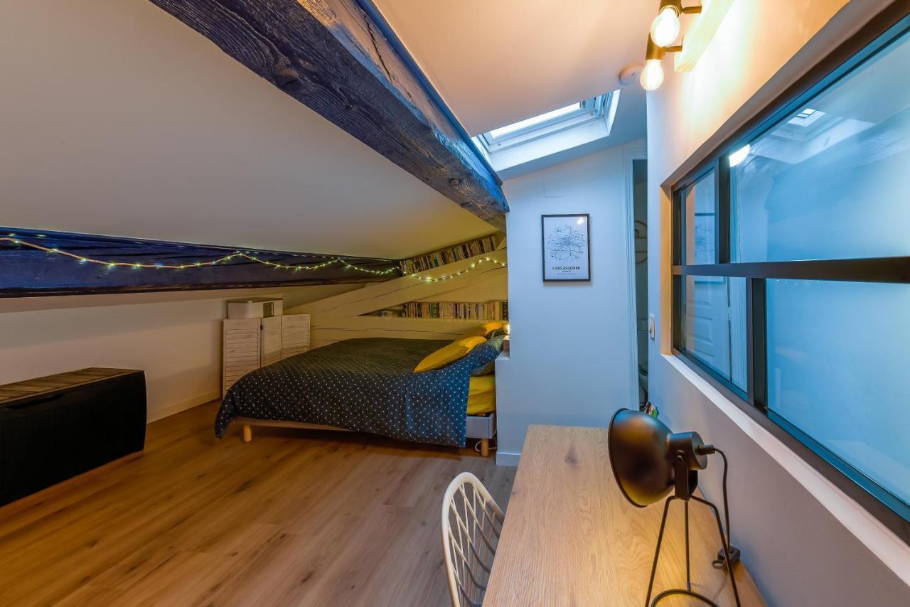 Romantique Duplex Au Pied De La Cite Carcassone Kültér fotó